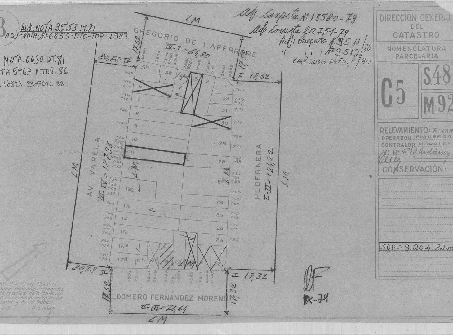 TERRENO LOTE FLORES VENTA 1921 M2 VENDIBLES USAA