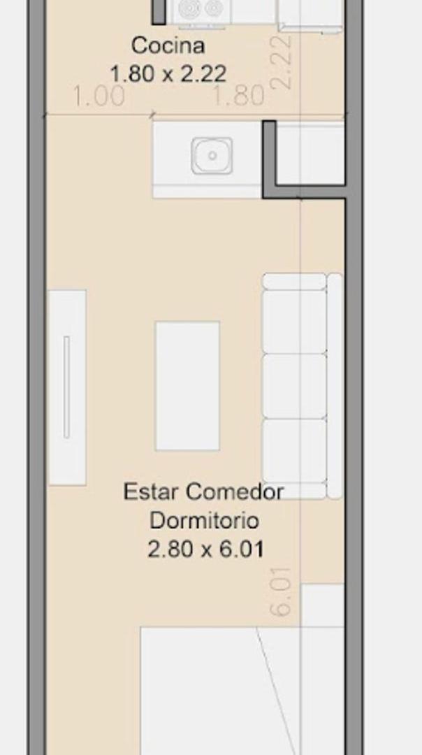 Foto de VENTA DEPTO 1 AMB BALVANERA BALCON FULL AMENITIES, imagen 1
