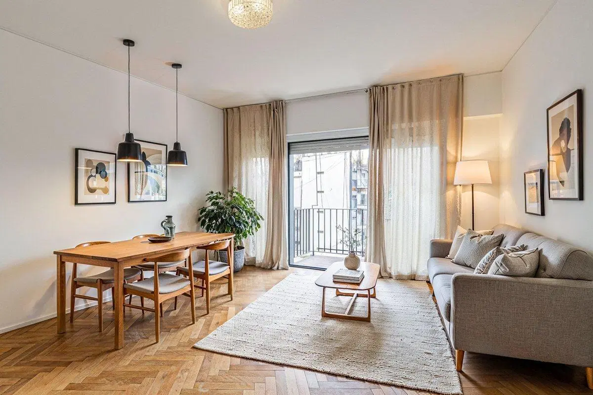 VENTA DEPTO 3 AMB EN RECOLETA CON BALCON Y COCHERA 5