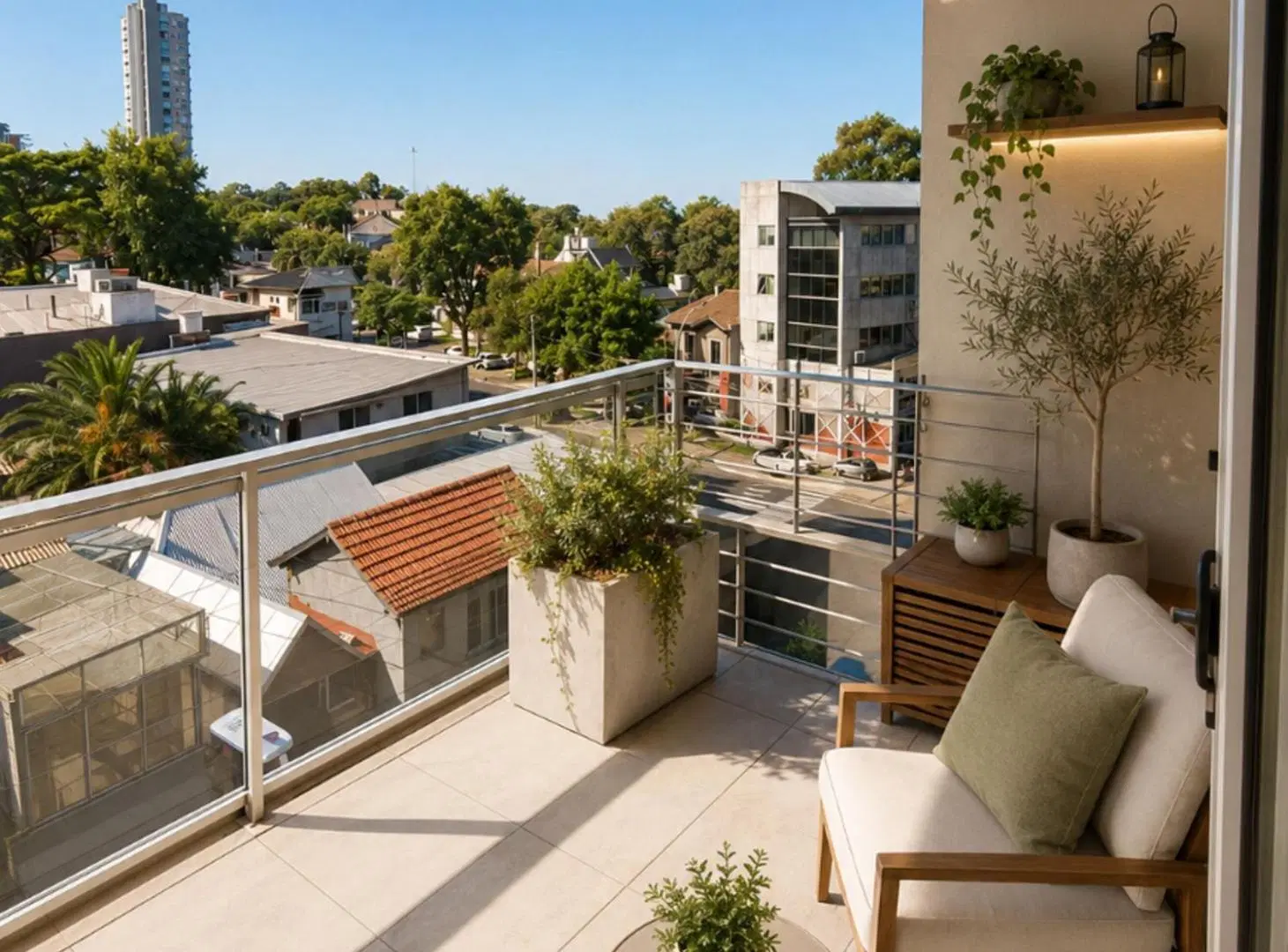 Departamento 3 ambientes venta Balcon Terraza 5