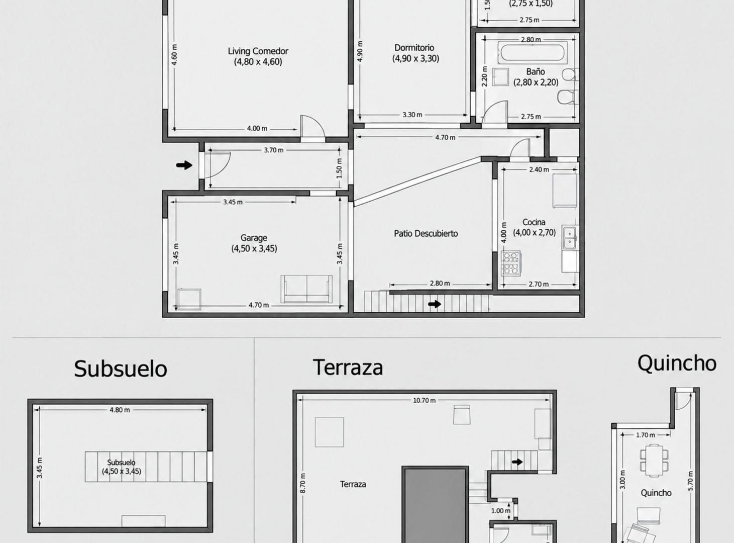 Foto de VENTA PH 2 AMBIENTES ALMAGRO CON COCHERA Y TERRAZA, imagen 4