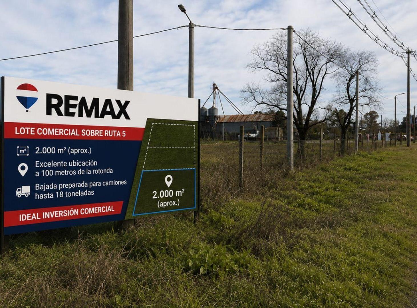 Foto de LOTE COMERCIAL 2000m2 SOBRE RUTA 5 MERCEDES, imagen 2