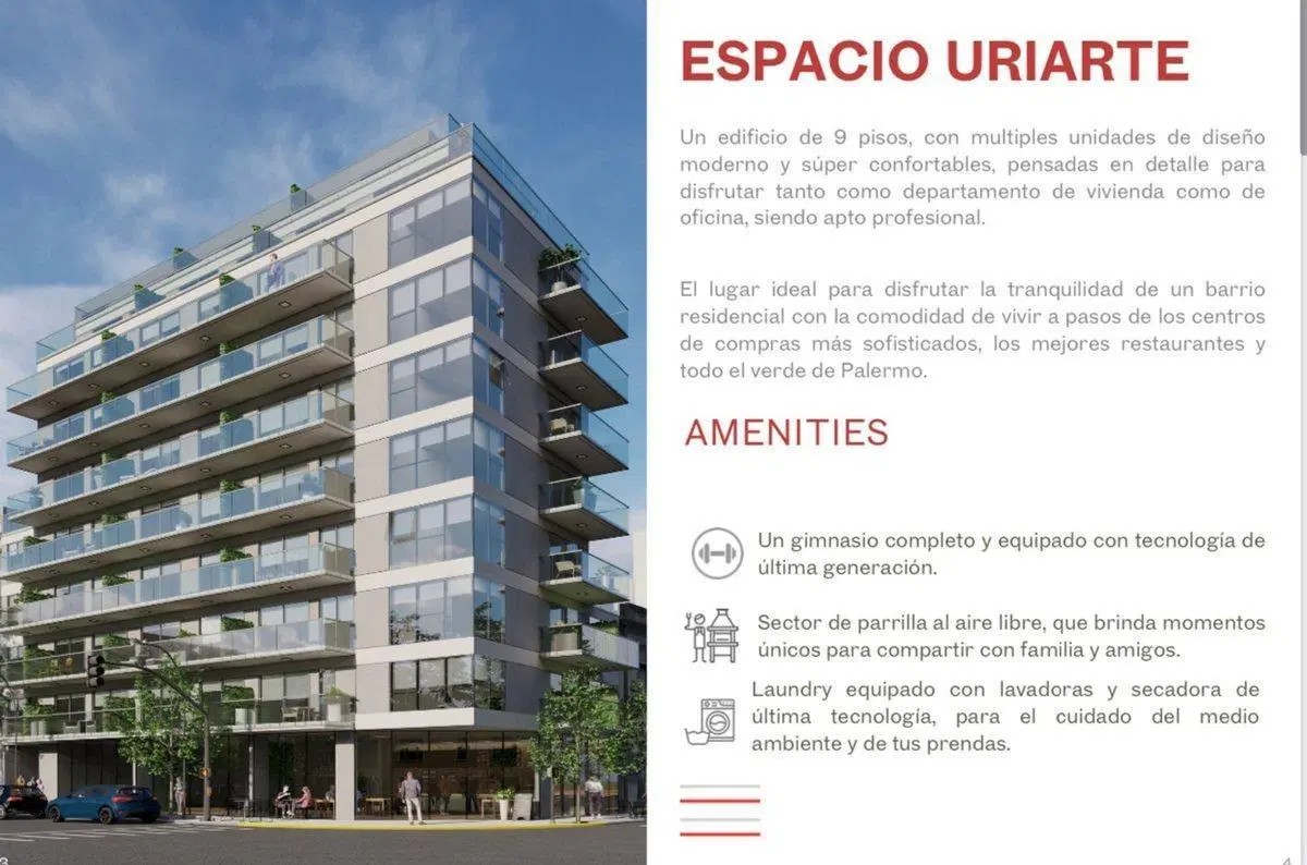 Venta Monoambiente Palermo NUEVO IDEAL OFICINA 4