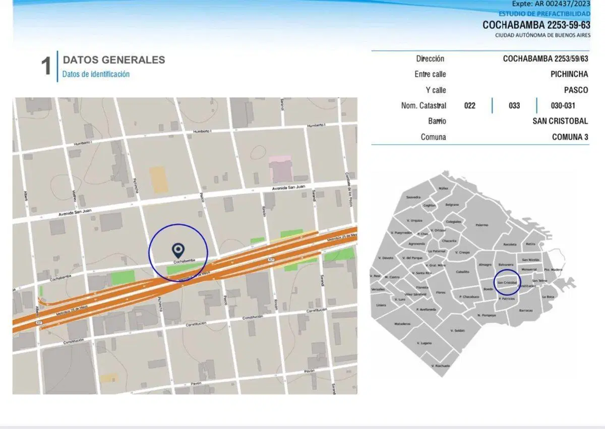 Lote Venta San Cristóbal Doble Frente 17,35 x 43 M 2