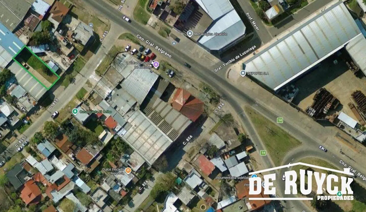 Terreno ideal galpón o depósito, a pasos de Camino Belgrano, Mosconi y Monteverde. 3