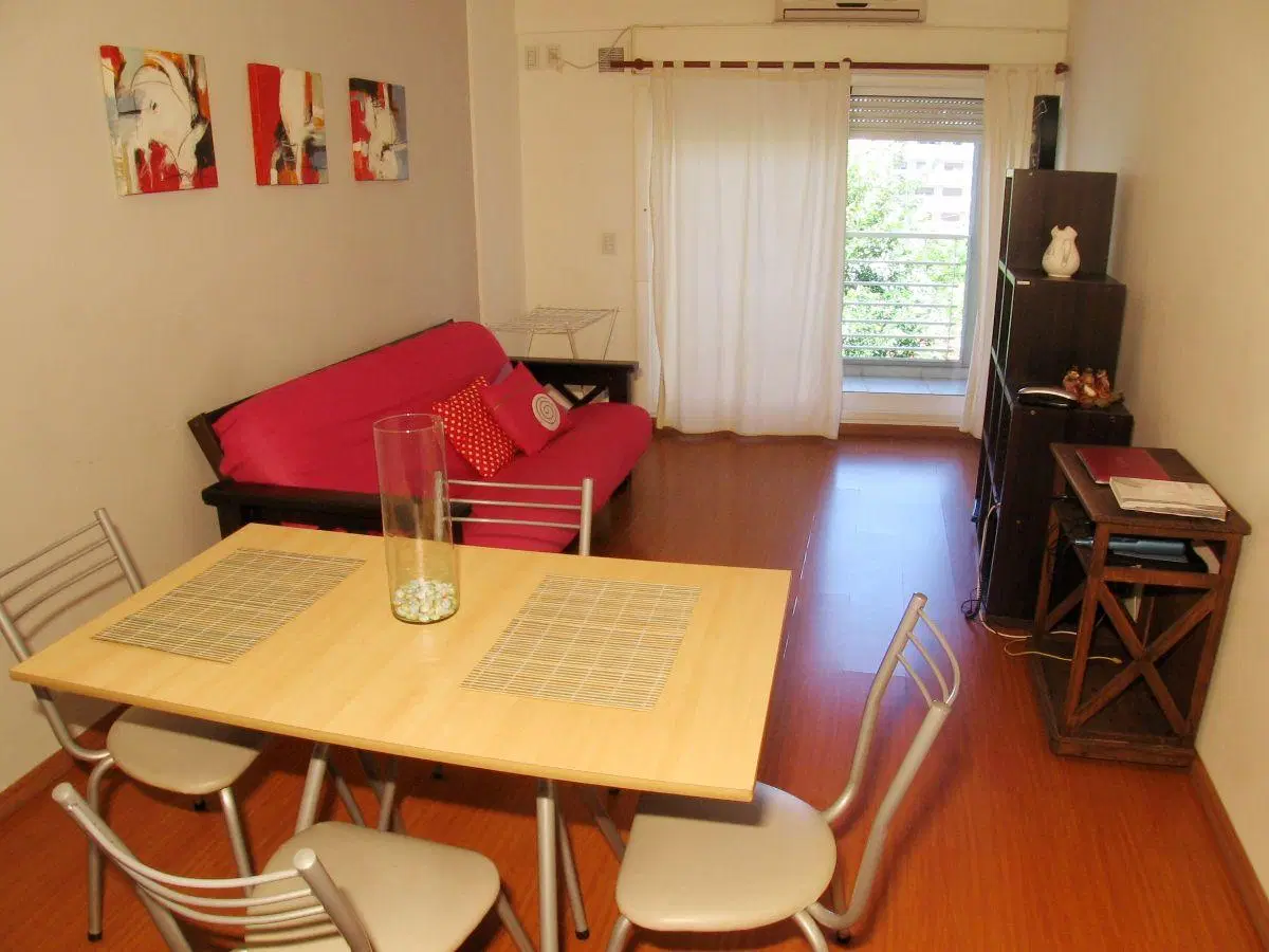 Amoblado 2 Ambientes con Balcón | Frente | Piscina | Gimnasio | Laundry | S. U. M 3