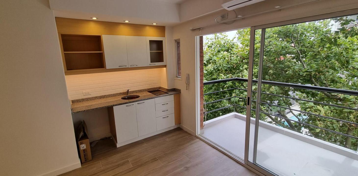 Departamento 1 ambiente muy luminoso excelente ubicacion impecable