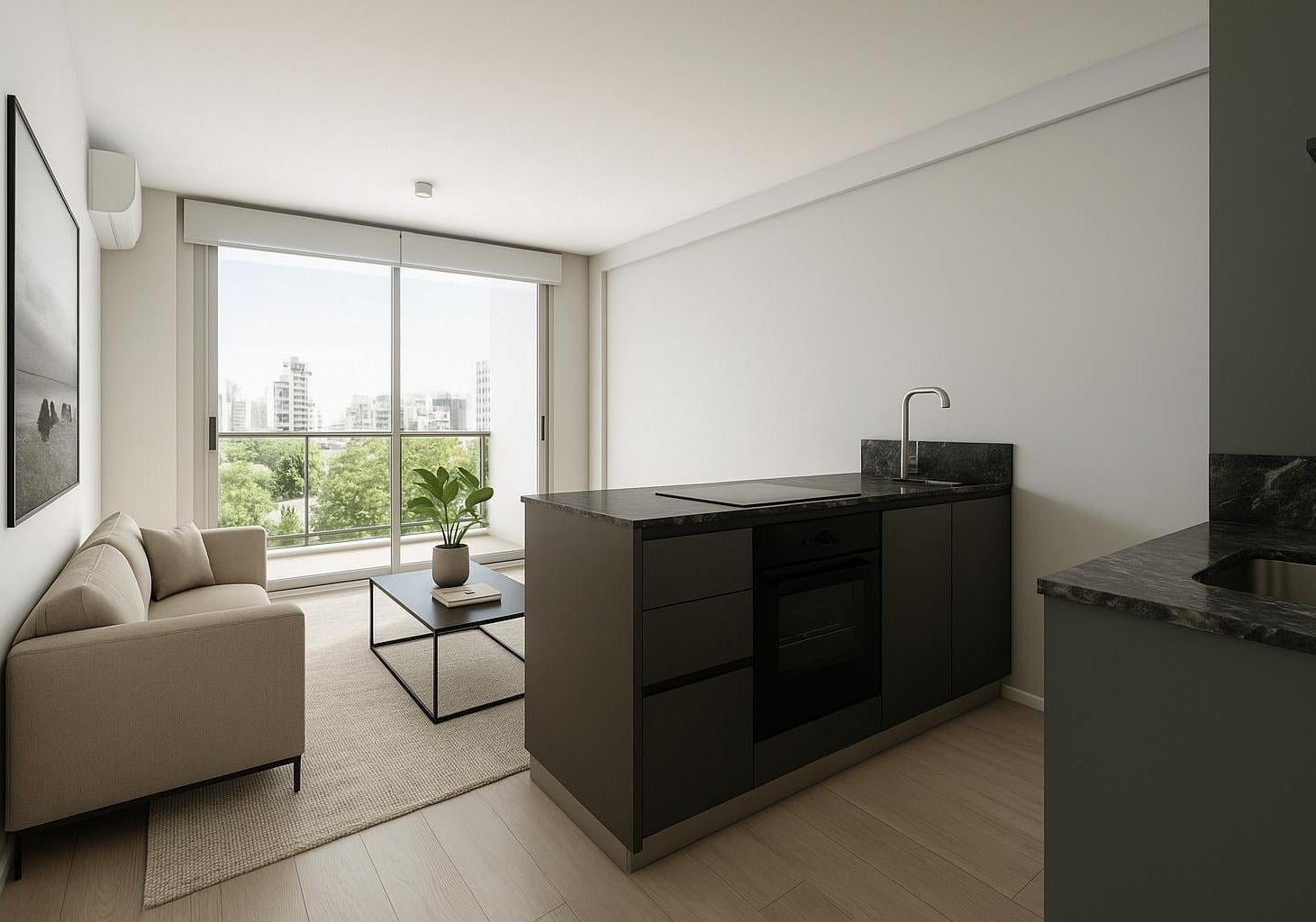 EN DESARROLLO - 2 AMBIENTES "C" CON BALCON BARRIO NORTE
