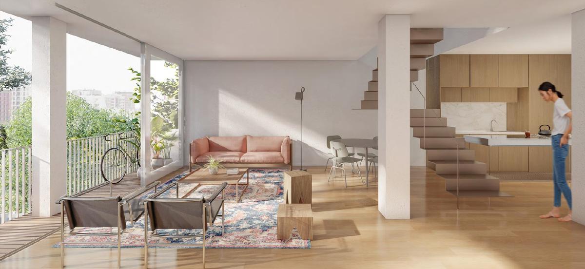 Nuñez 3 amb duplex c/terraza - VENTA CON RENTA