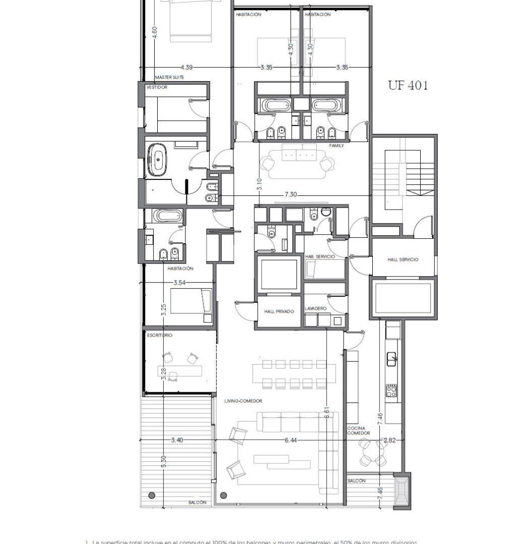 Foto de 5 AMB + DEP + ESCR + 3 COCH | BAJO BELGRANO | Residencias Premium, imagen 2
