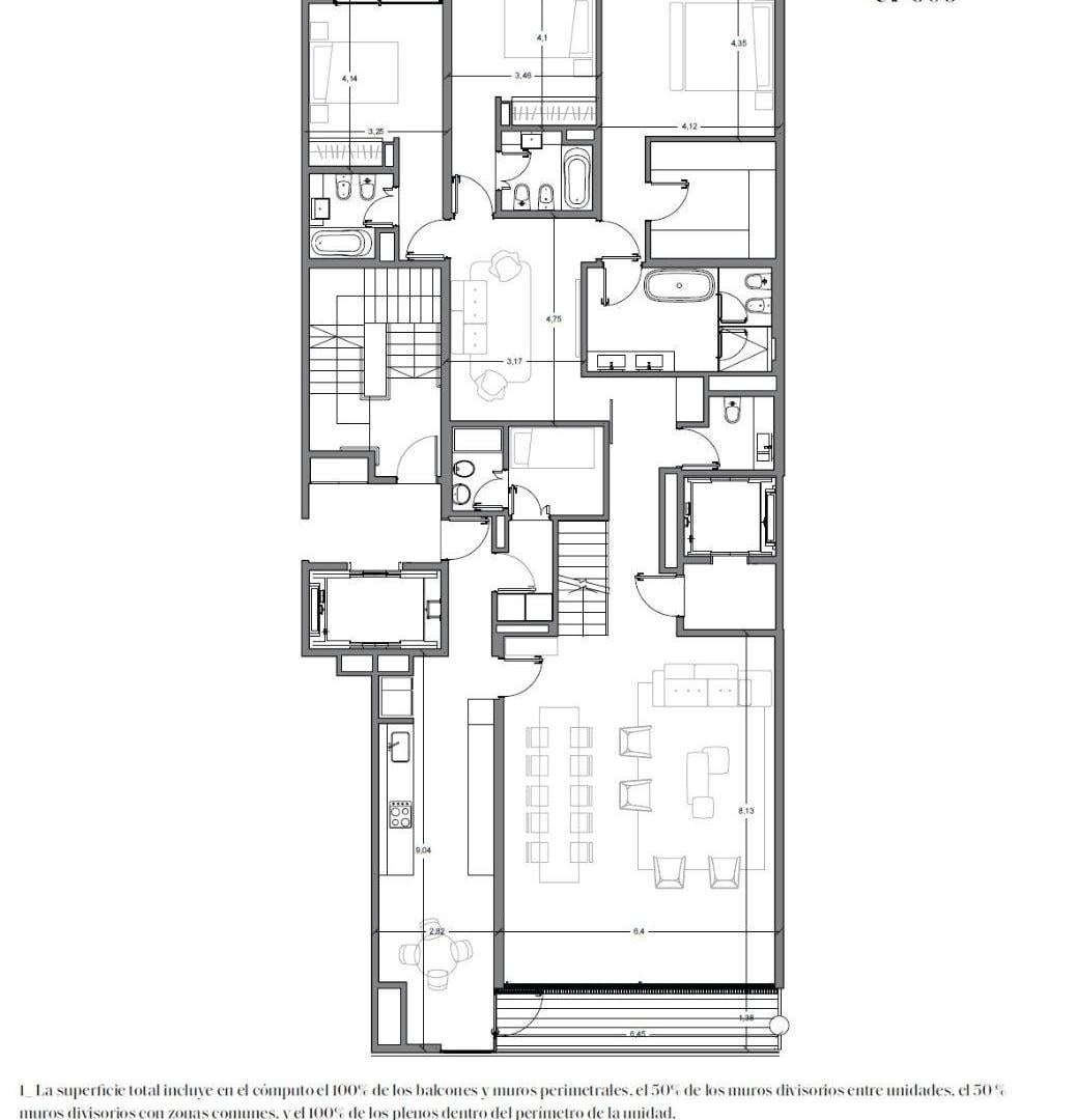 Terraza Privada | Residencias Premium | 4 Amb + Dep | 4 Cocheras