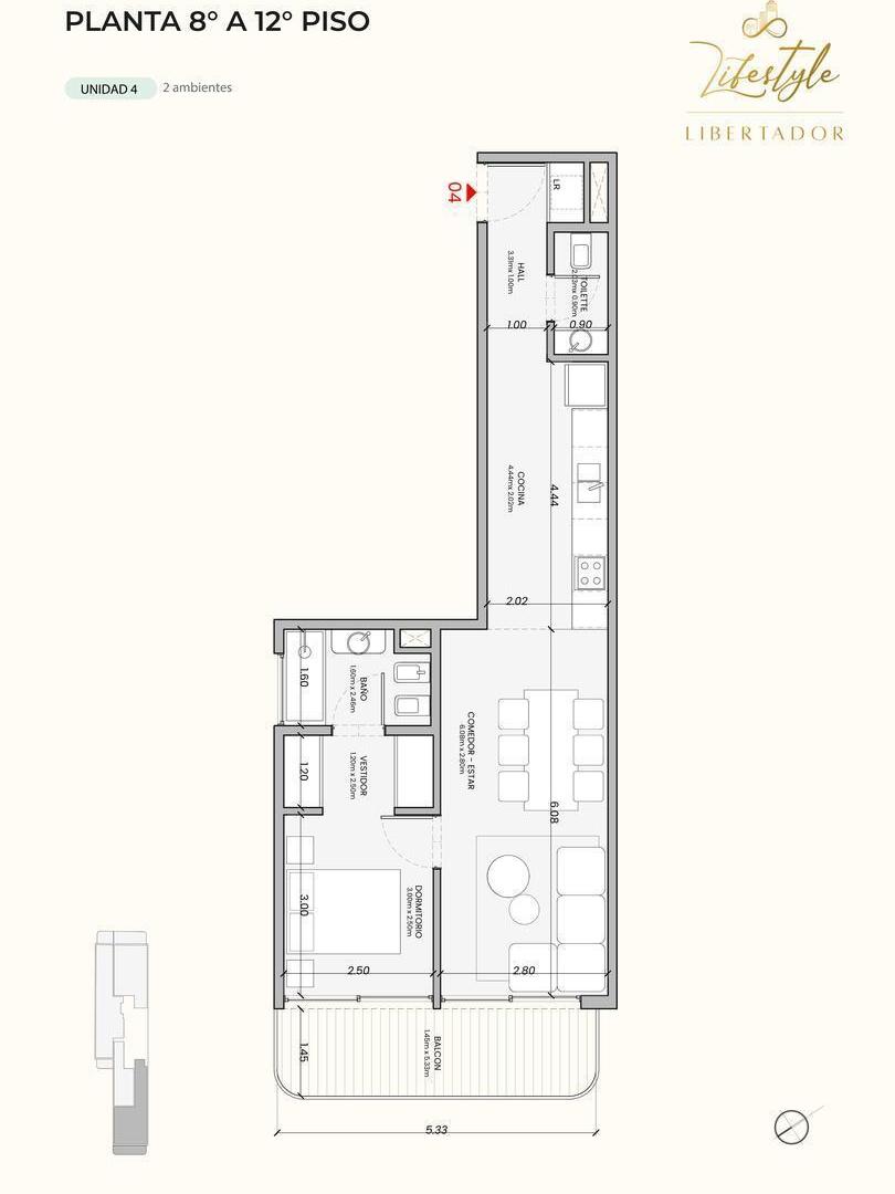 PREVENTA ESTUDIO PROFESIONAL 12° PISO - AV LIBERTADOR Y UGARTE - BELGRANO