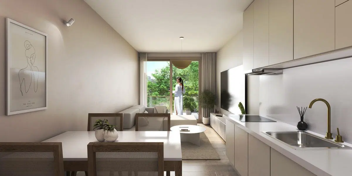 Venta Departamento 2 Ambientes con Balcón, Próximo a Estrenar en Las Cañitas 1