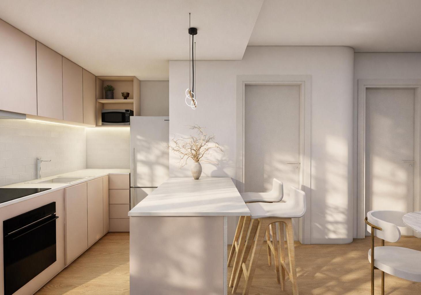 Foto de PREVENTA EN POZO - DEPARTAMENTO 4° PISO - 2 AMBIENTES - Las Cañitas, imagen 3