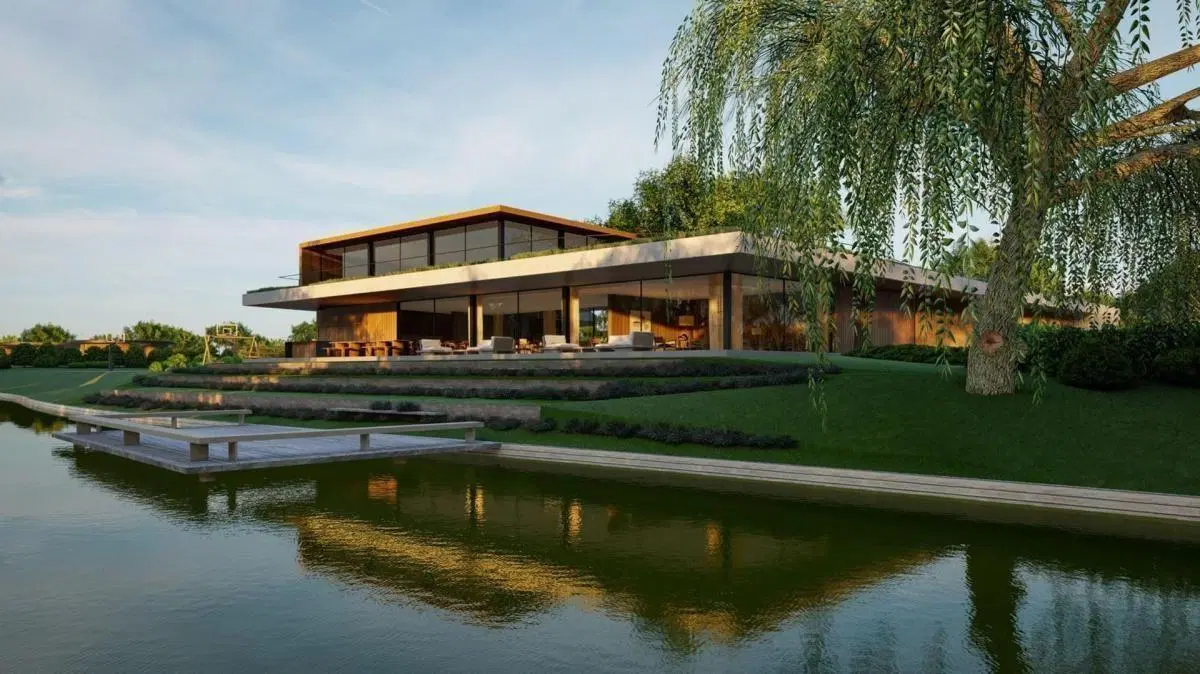 Lote en venta al lago central  en el Barrio Puentes, Nordelta 4