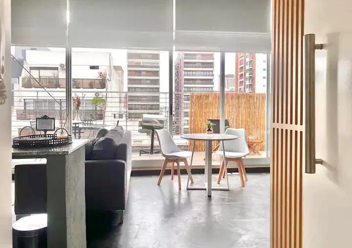 VENTA MONOAMBIENTE DIVISIBLE CON BALCON TERRAZA, PARRILLA, COCHERA Y BAULERA - BELGRANO 1