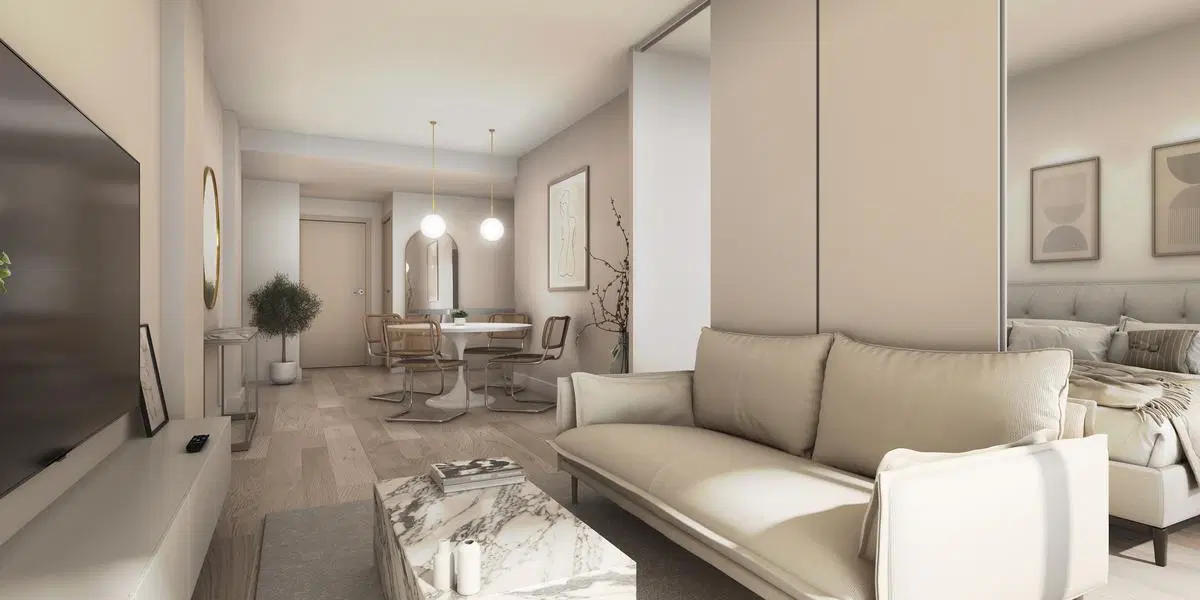 Venta Departamento de 1 Ambiente Divisible Próximo a Estrenaren Las Cañitas, Apto Blanqueo 4