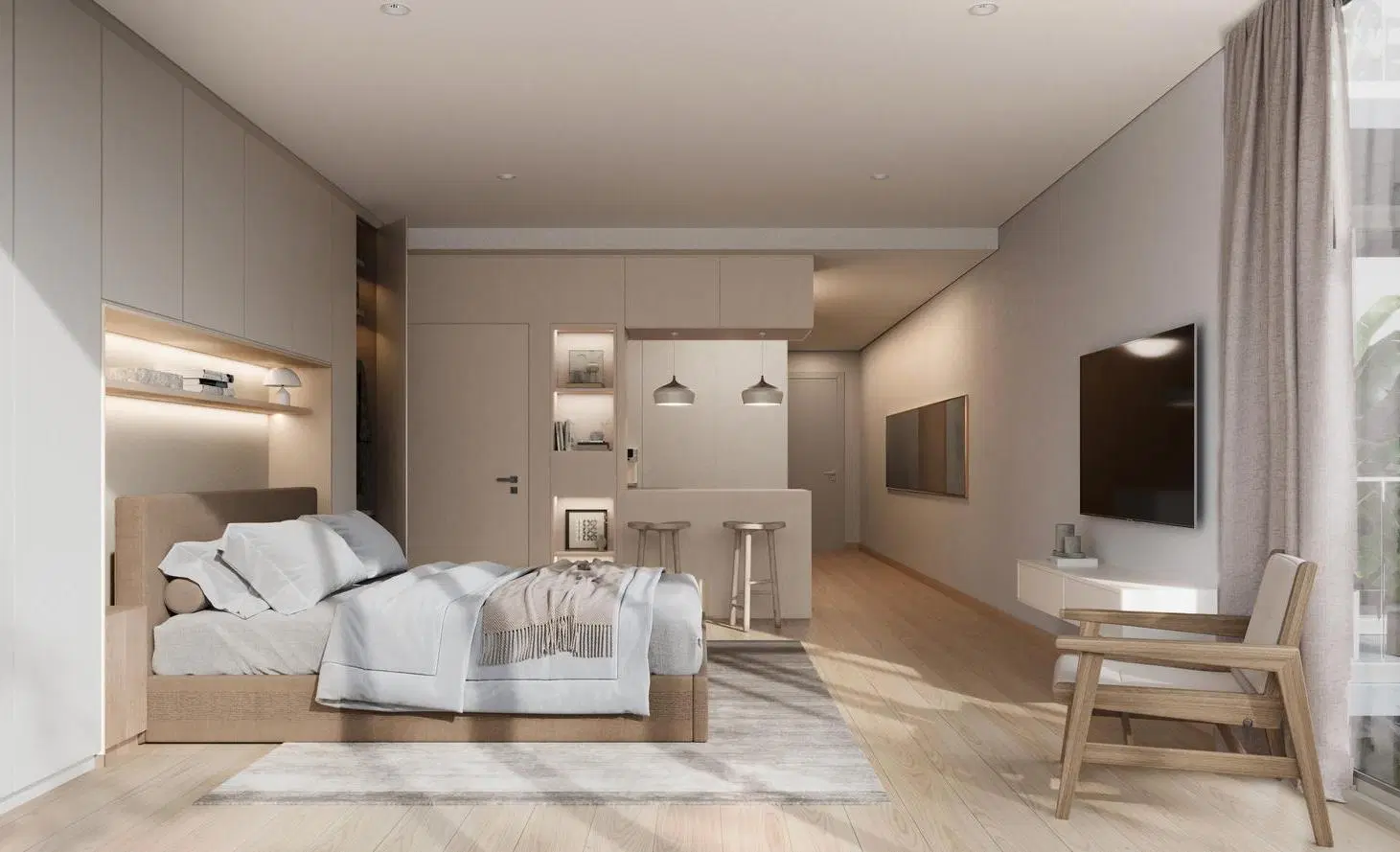 LAS HERAS Y CALLAO  VENTA MONOAMBIENTE CON BALCÓN EN RECOLETA 5