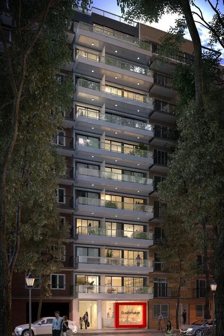 Venta Departamento de 1 Ambiente Divisible, Balcón Terraza, en Construcción en Palermo, Las Cañitas 5