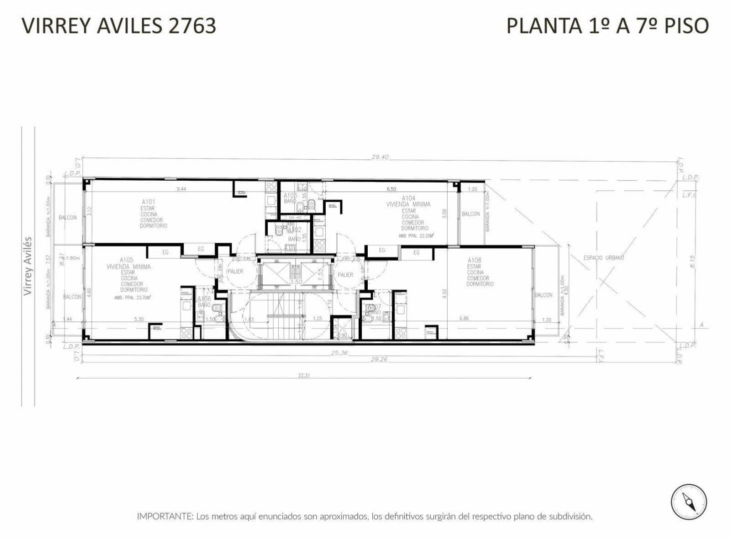 Venta Departamento a Estrenar de 1 Ambiente en Belgrano