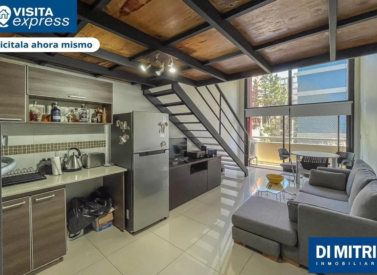 La Boca loft con entrepiso y balcon 4