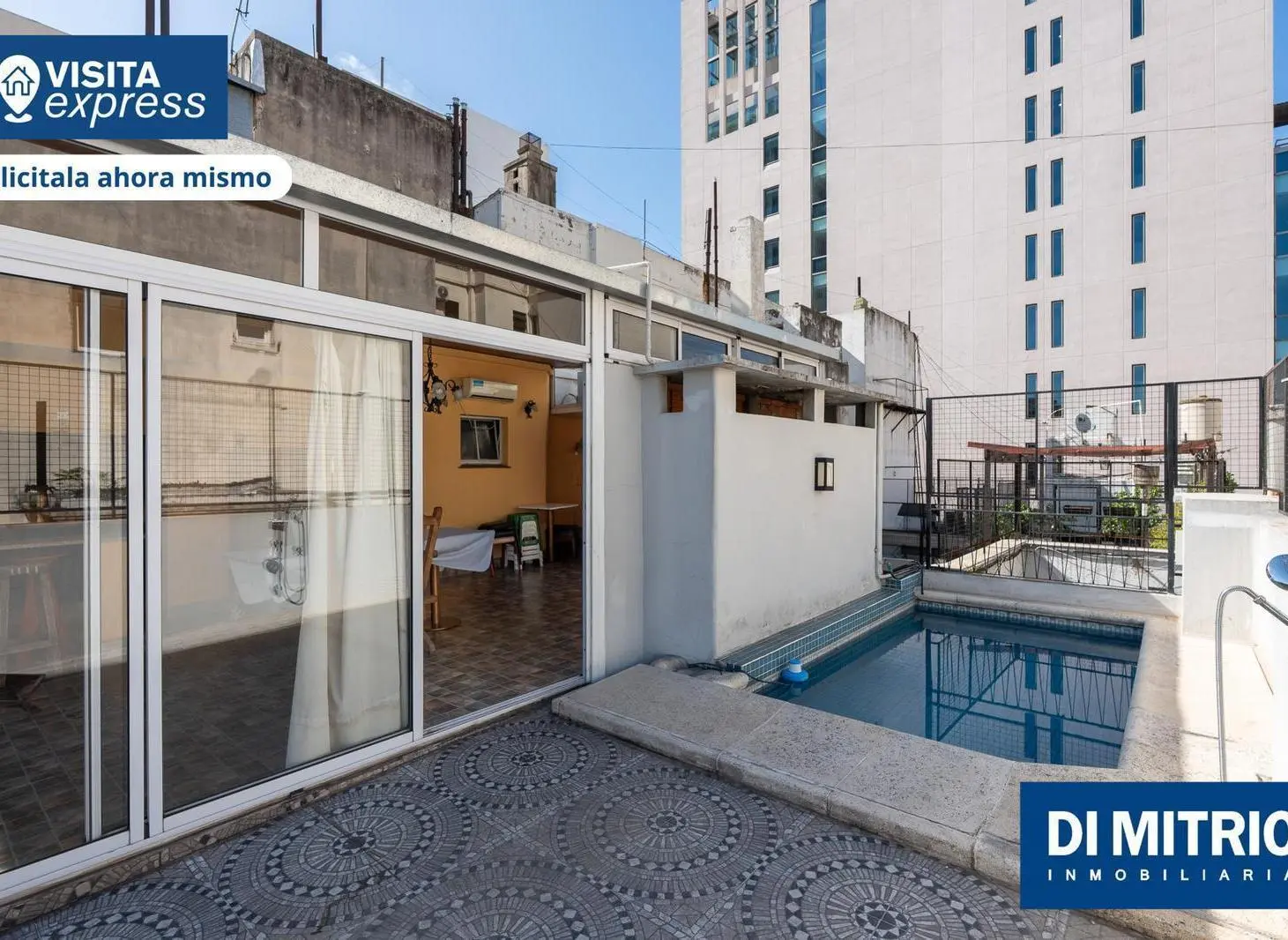 Retiro depto 12 amb pileta terraza 3