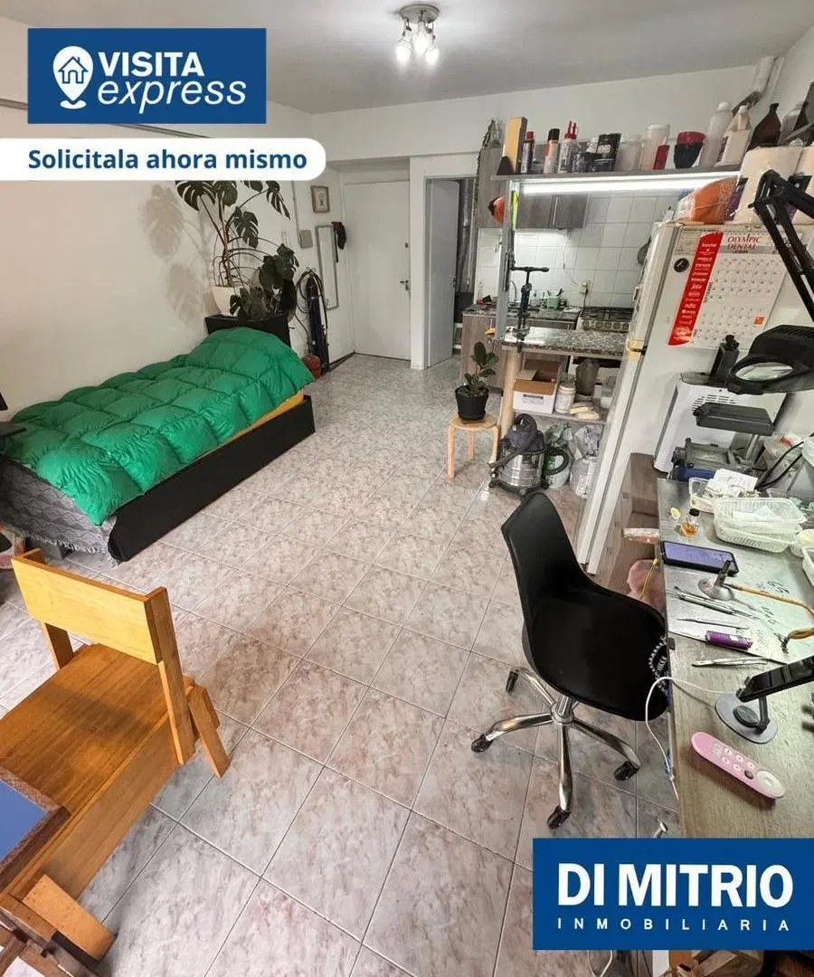 La Boca Monoambiente 31m2 con terraza y renta 5