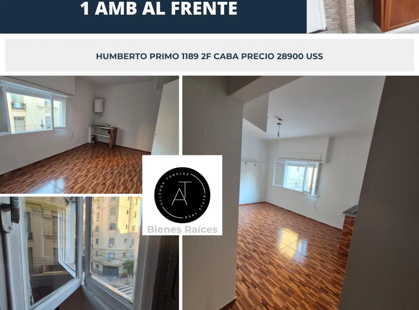 Departamento 1 amb al frente apto profesional 4