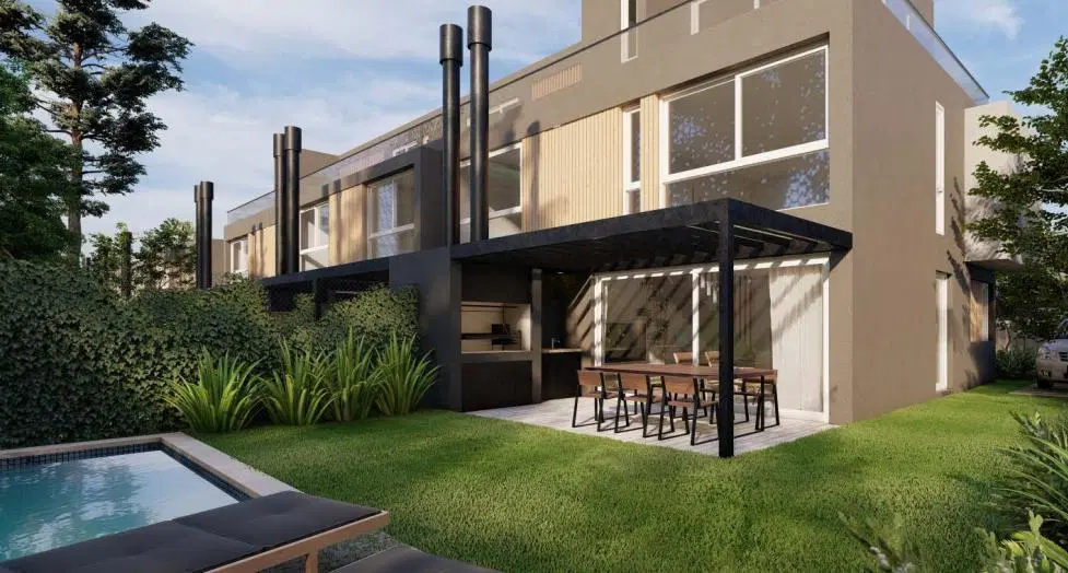 Townhouse en venta 3 ambientes con jardin privado en Aldeana Pilar 5