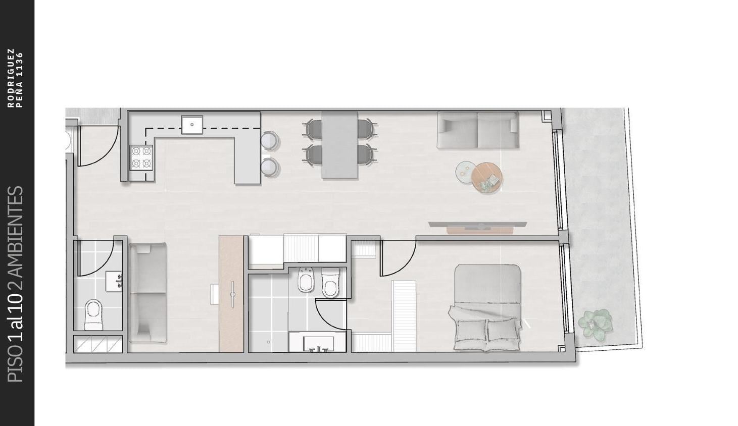 Departamento en venta en Recoleta