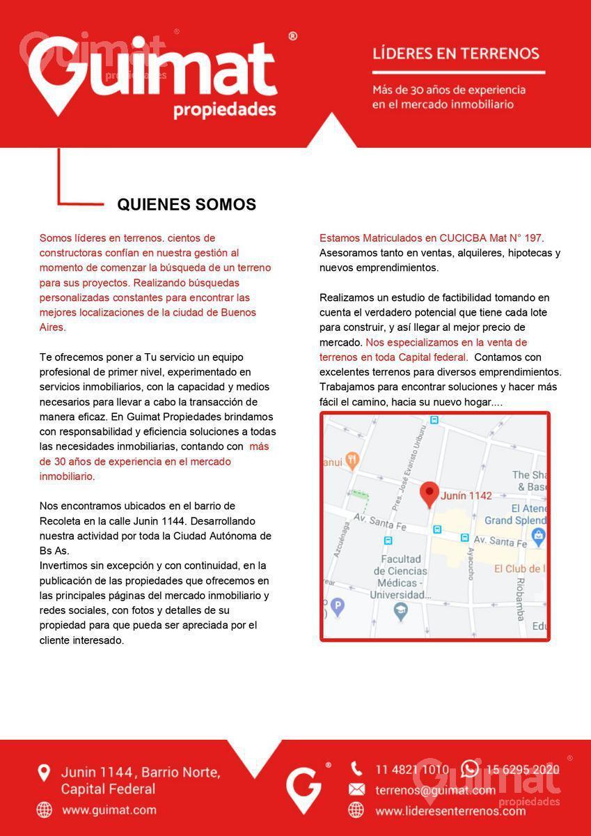 Excelente Terreno en Boedo - Lideres en Terrenos 2