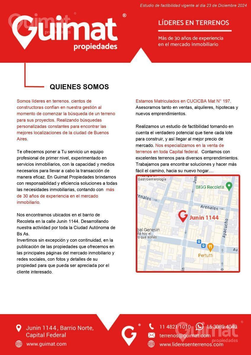 Excelente Terreno en Paternal - Lideres en Terrenos 4