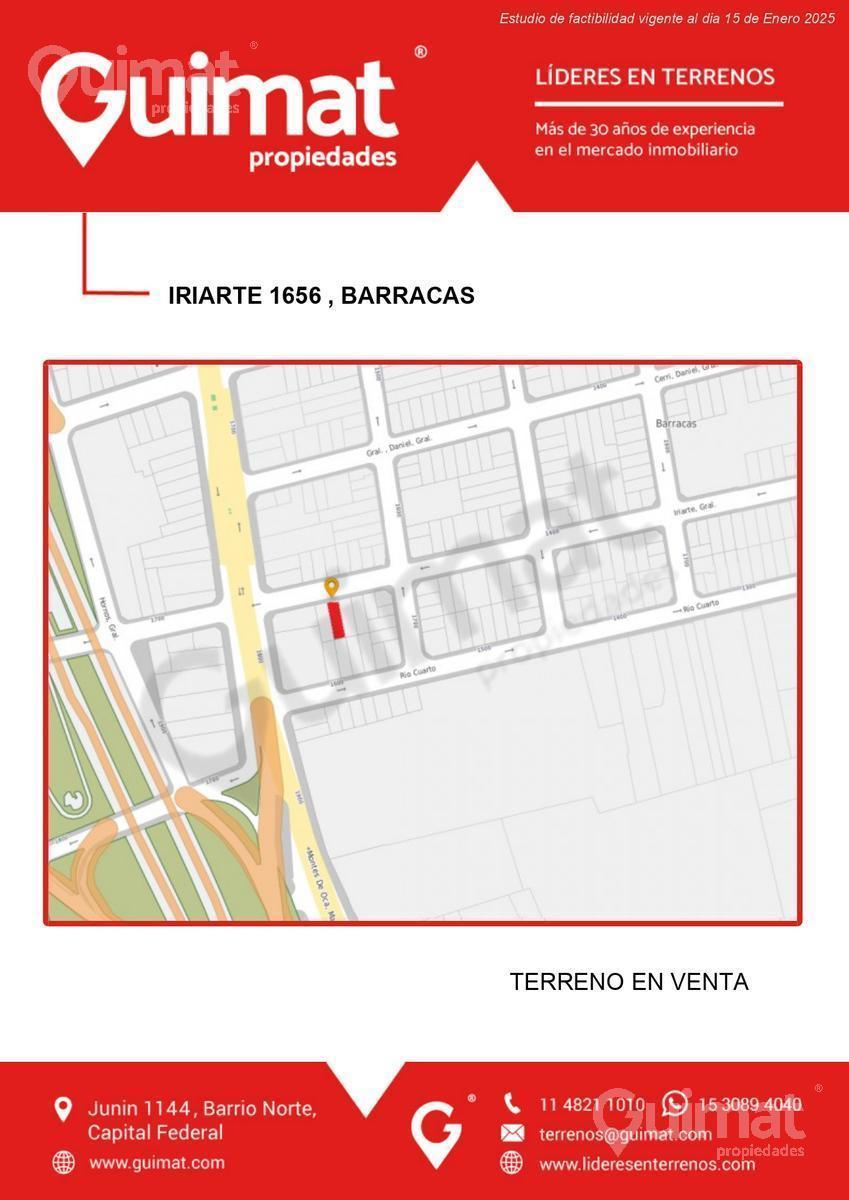 Excelente Terreno en Barracas - Lideres en Terrenos 1