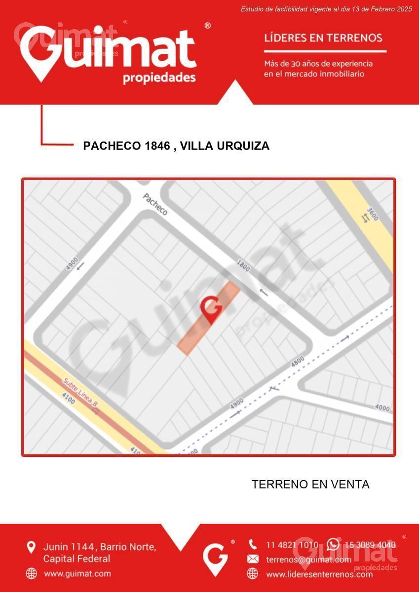 Excelente Terreno en Villa Urquiza - Lideres en Terrenos 2