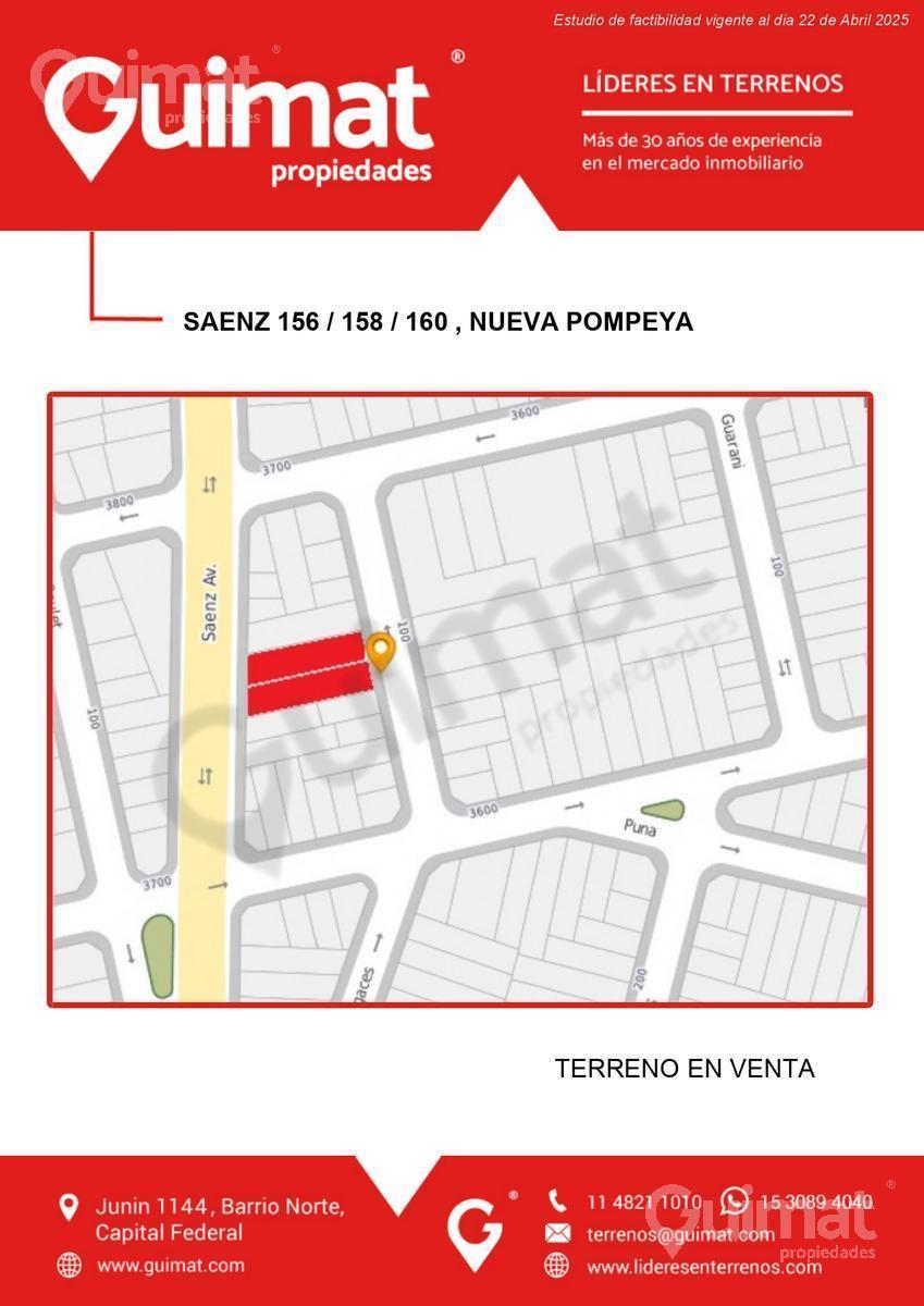 Excelente Terreno en Pompeya - Lideres en Terrenos 3