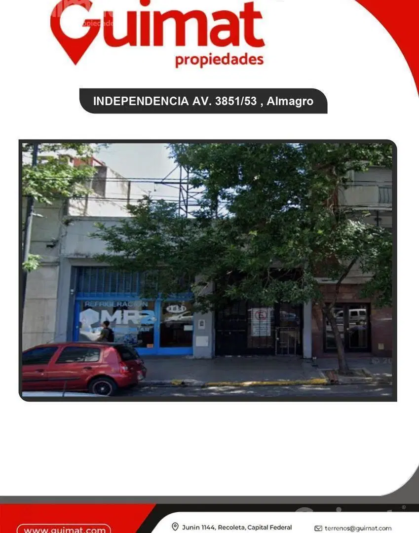 AV. INDEPENDENCIA 3800 - Terreno en Almagro - Lideres en terrenos - GUIMAT PROPIEDADES 2