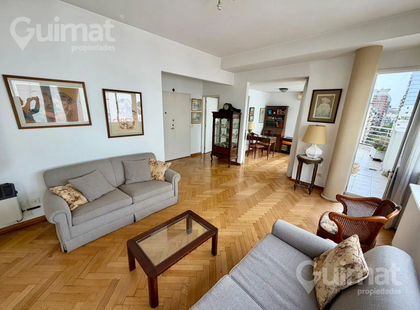 Piso de 145m2 - 4 Amb   Dep c/ Balcon aterrazado - Arenales 1100 - Excelente Vista Abierta. 3