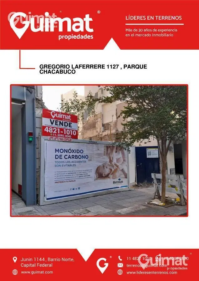 Terreno - Parque Chacabuco - LIDERES EN TERRENOS - GUIMAT PROPIEDADES 3