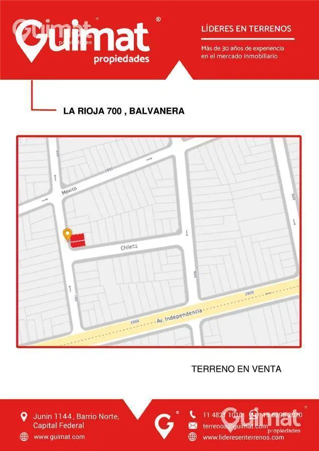 Terreno - Balvanera - LIDERES EN TERRENOS - GUIMAT PROPIEDADES 2