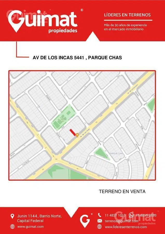 TERRENO EN VENTA! PLANOS APROBADOS, AV. DE LOS INCAS! - LIDERES EN TERRENOS - GUIMAT PROPIEDADES 3