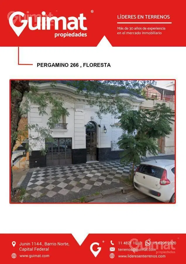 Excelente lote en Floresta, a Mrs de Alberdi, LIDERES EN TERRENOS! 5
