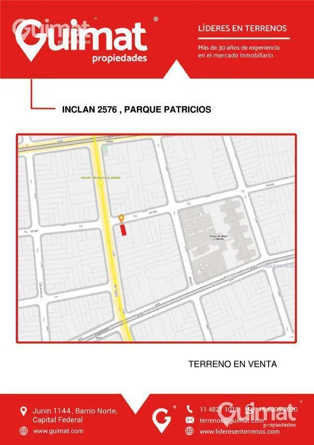 Terreno - Parque Patricios - LIDERES EN TERRNOS - GUIMAT PROPIEDADES 4