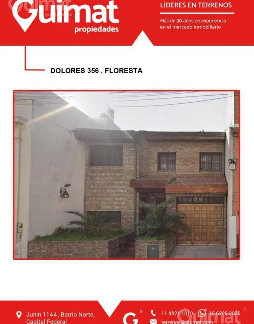 Excelente Terreno en Floresta- Lideres en Terrenos 2