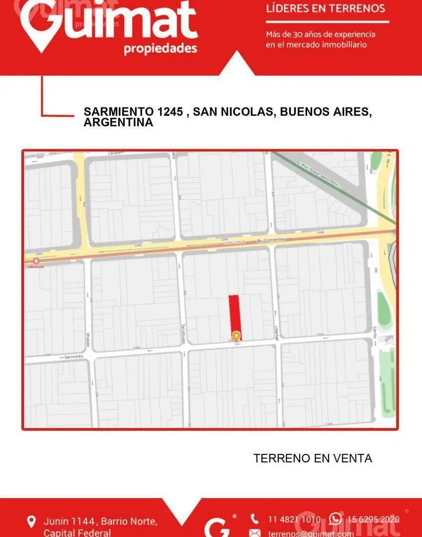 Excelente Terreno en San Nicolás- Lideres en Terrenos 2