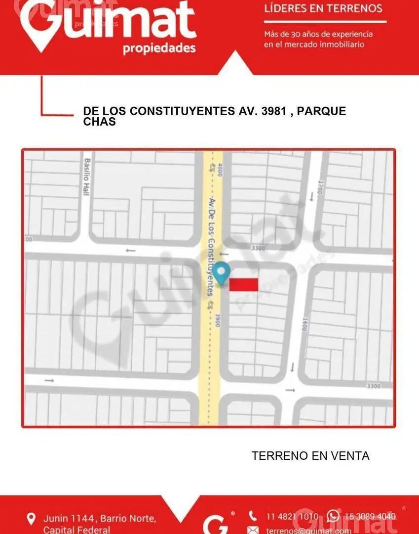 Excelente Terreno en Parque Chas- Lideres en Terrenos 4