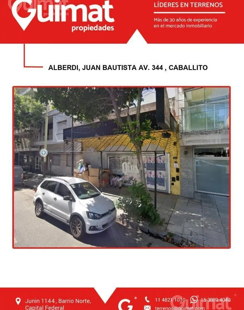 Excelente Terreno en Caballito- Lideres en Terrenos 4
