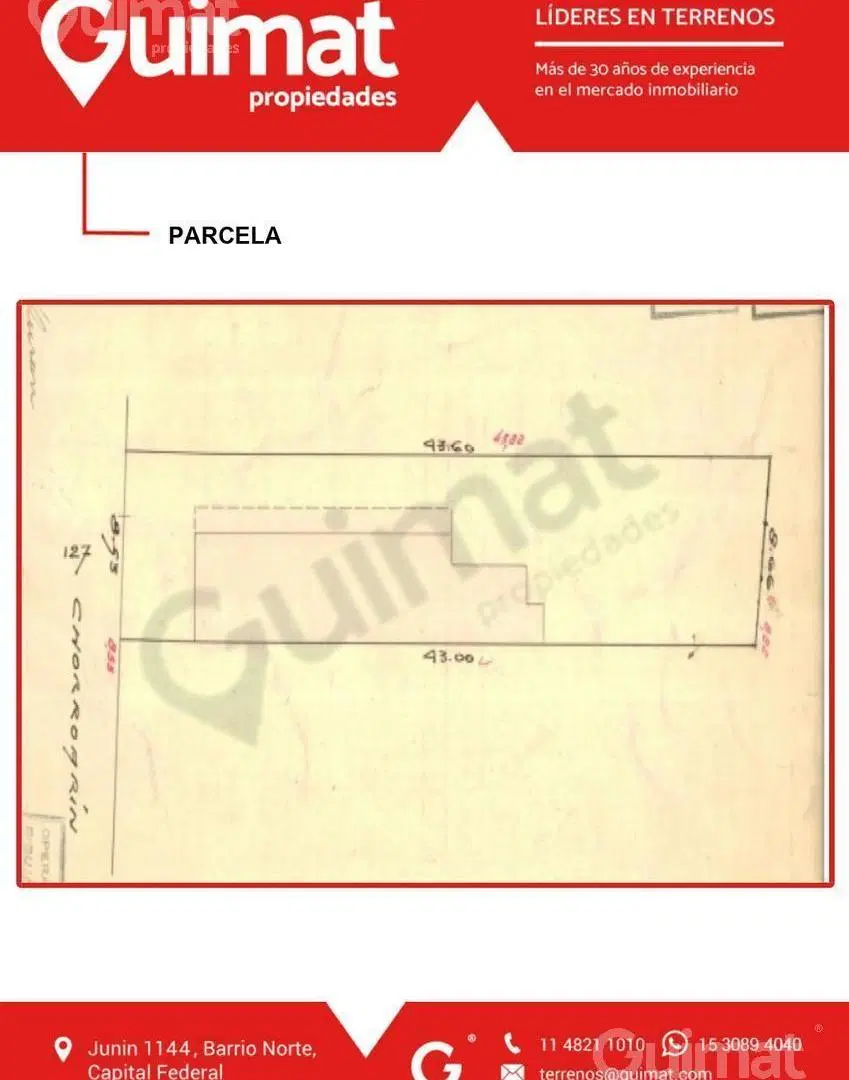 Excelente Terreno en Paternal- Lideres en Terrenos 5