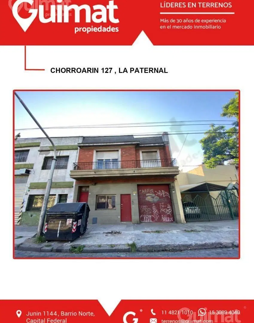 Excelente Terreno en Paternal- Lideres en Terrenos 4