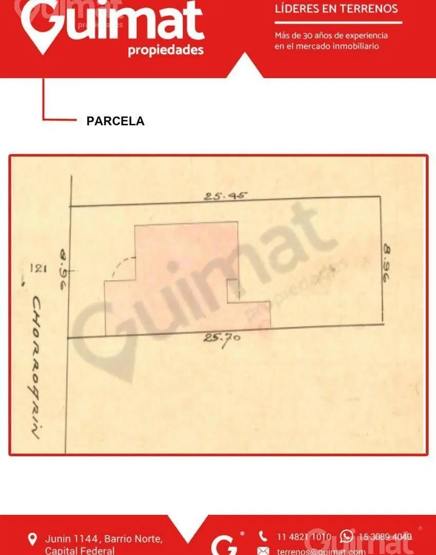 Excelente Terreno en Paternal- Lideres en Terrenos 2