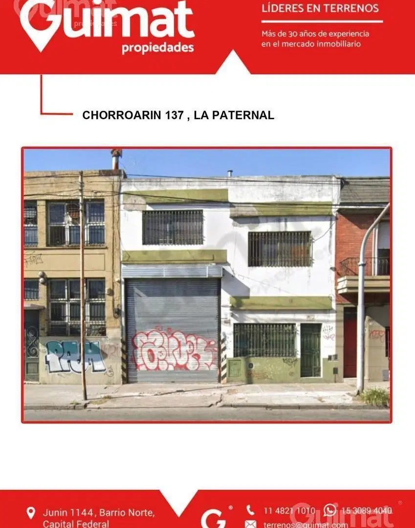 Excelente Terreno en Paternal- Lideres en Terrenos 5